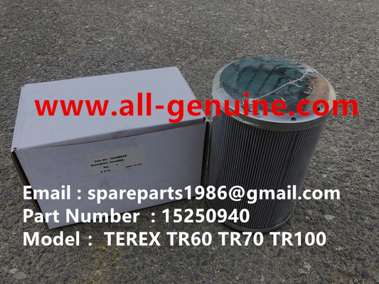 China TEREX 15250940 FILTER NHL DUMP TRUCK MINING QUARRY HAULER OFF HIGHWAY RIGID DUMP TR45 TR50 TR60 TR70 supplier