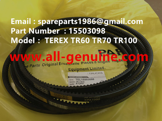 China TEREX 15503098 BELT OFF HIGHWAY NHL DUMP TRUCK TR35 TR50 TR60 TR100 3305B 3305F 3303 3307 TR45 TR70 MT4400 CUMMINS supplier