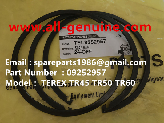 China TEREX 09252957 SNAP RING TR100 TR60 REAR DRIVE SHAFT MINING NHL DUMP TRUCK supplier