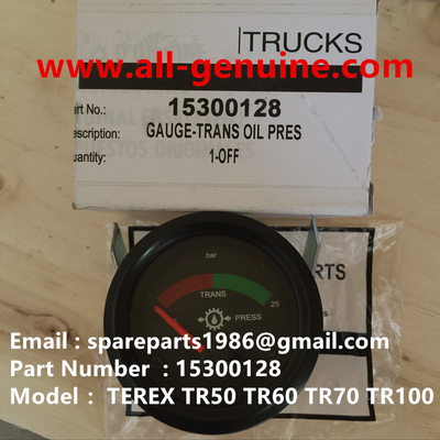 China TEREX 15300128 GAUGE OIL PRESSURE NHL DUMP TRUCK MINING QUARRY TR45 TR50 TR60 TR70 supplier