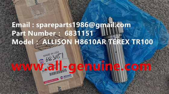 China 6831151 SHAFT TEREX DUMP TRUCK TR35 TR50 TR60 TR100 3305B 3305F 3303 3307 TR45 TR70 CUMMINS ALLISON UNIT RIG MT4400 supplier