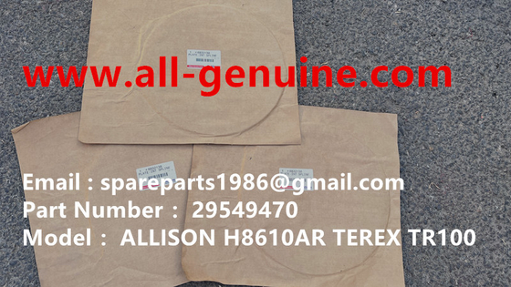 China ALLISON 29549470 DISC H8610AR TEREX NHL DUMP TRUCK TR35 TR50 TR60 TR100 3305B 3305F 3303 3307 TR45 TR70 MT4400 supplier
