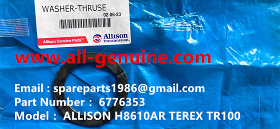China ALLISON 6776353 WASHER H8610AR TEREX NHL DUMP TRUCK TR35 TR50 TR60 TR100 3305B 3305F 3303 3307 TR45 TR70 MT4400 supplier