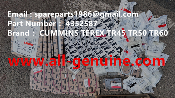 China CUMMINS 4352587 GASKETS NHL MINING DUMP TRUCK TR35 TR50 TR60 TR100 3305B 3305F 3303 3307 TR45 TR70 MT4400 supplier