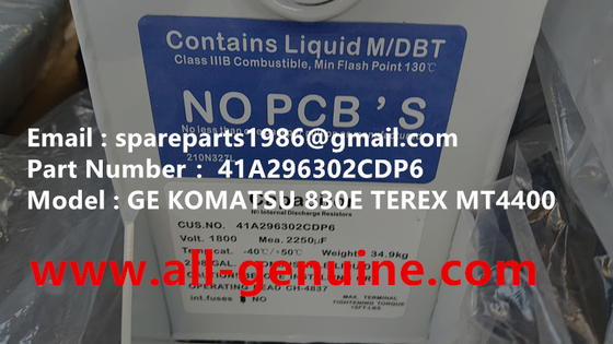 China 41A296302CDP6 CAPACTIOR GE TEREX UNIT RIG BUCYRUS MT4400AC MT5500 MT3600 NTE240 NTE260 NHL DUMP TRUCK HAULER MINING supplier