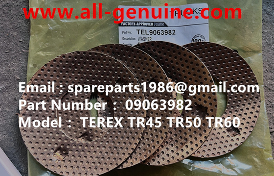 China 9063982 WASHER TEREX HAULER MINING NHL DUMP TRUCK TR35 TR50 TR60 TR100 3305B 3305F 3303 3307 TR45 TR70 MT4400 supplier