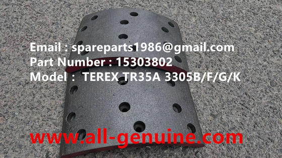 China 15303802 PAD TEREX NHL TR50 TR60 TR45 TR70 MINING DUMP TRUCK GENUINE supplier