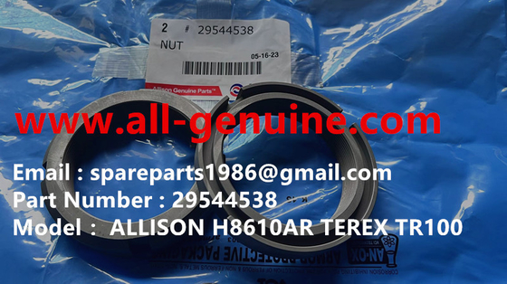 China 29544538 NUT ALLISON TEREX NHL DUMP TRUCK TR35 TR50 TR60 TR100 3305B 3305F 3303 3307 TR45 TR70 MT4400 CUMMINS supplier