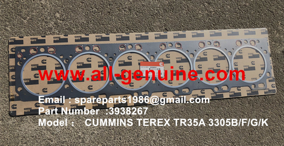 China CUMMINS 3938267 GASKET MINING TEREX NHL DUMP TRUCK TR35 TR50 TR60 TR100 3305B 3305F 3303 3307 TR45 TR70 MT4400 CUMMINS supplier