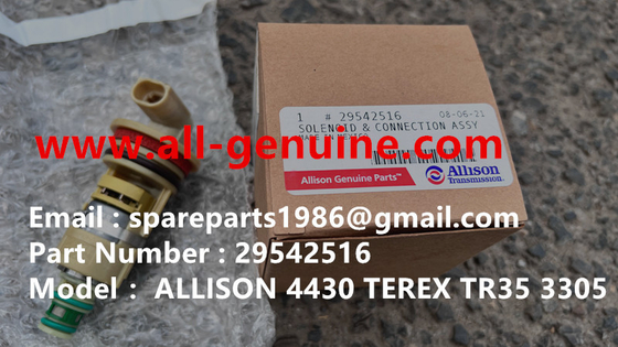 China ALLISON 29542516 VALVE  TEREX NHL DUMP TRUCK TR35 TR50 TR60 TR100 3305B 3305F 3303 3307 TR45 TR70 MT4400 supplier