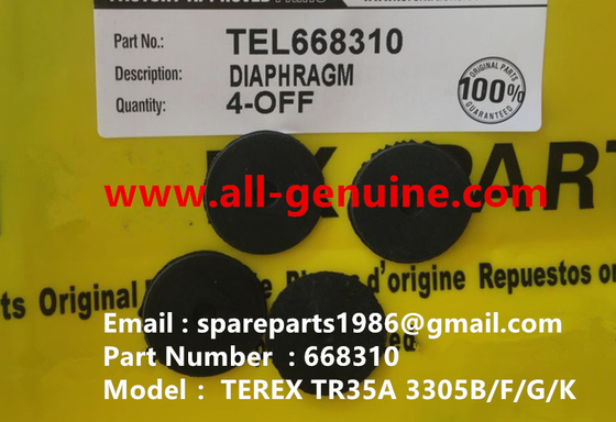 China TEREX 668310 DIAPHRAGM  MINING NHL DUMP TRUCK TR35 TR50 TR60 TR100 3305B 3305F 3303 3307 TR45 TR70 MT4400 supplier