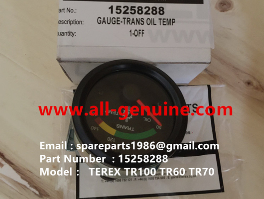 China TEREX 15258288 GAUGE TRANS OIL TEMPERATURE NHL DUMP TRUCK MINING QUARRY TR45 TR50 TR60 TR70 supplier