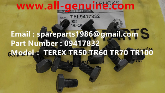 China 9417832 BOLT  TEREX NHL MINING DUMP TRUCK TR35 TR50 TR60 TR100 3305B 3305F 3303 3307 TR45 TR70 MT4400 CUMMINS supplier