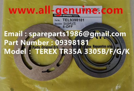 China 09398181 TEREX NHL SANY RIGID DUMP TRUCK SHOCK PAD 3303 3307 3304 TR35 TR50 TR60 TR100 MT4400 UNIT RIG ALLISON CUMMINS supplier
