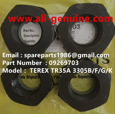 China 09269703 LOCK NUT TEREX NHL CUMMINS ALLISON 3303 3305 3307 TR35A TR50 TR60 TR100  UNIT RIG MT3300 MT3600 MT3700 MT4400 supplier