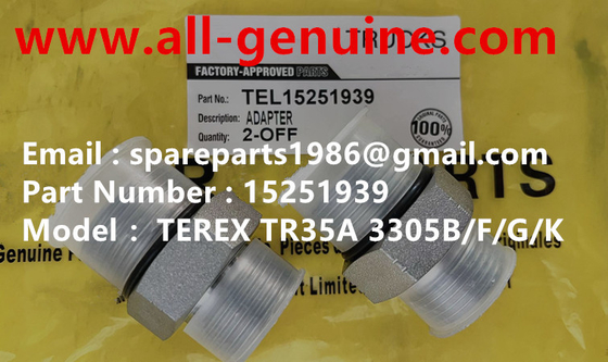 China 15251939 ADAPTER TEREX RIGID DUMP TRUCK ALARM 3305 3303 3307 3304 TR35 TR50 TR60 TR100 MT4400 UNIT RIG ALLISON CUMMINS supplier