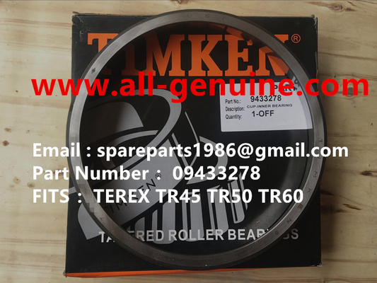 China 09433278 CUP BEARING TIMKEN TEREX NHL TR50 TR60 TR45 TR70 MINING DUMP TRUCK GENUINE supplier