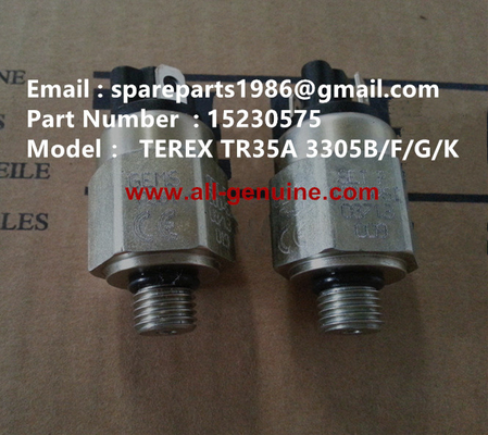 China 15230575 PRESSURE SWITCH TEREX NHL SANY TR35A 3303 3305 3307 TR50 TR60 TR100 NTE240 NTE260 MT3600 MT3700 MT4400AC supplier