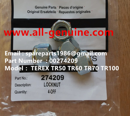 China TEREX 00274209 LOCK NUT NHL MINING DUMP TRUCK TR35 TR50 TR60 TR100 3305B 3305F 3303 3307 TR45 TR70 MT4400 supplier
