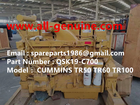 China QSK19-C700 ENGINE ASSY CUMMINS TEREX TR100 MINING RIGID DUMP TRUCK OFF HIGHWAY TRUCK GENUINE PARTS supplier