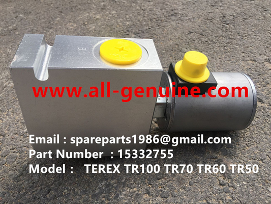 China TEREX 15332755 VALVE SOLENOID NHL DUMP TRUCK MINING TR35 TR50 TR60 TR100 3305B 3305F 3303 3307 TR45 TR70 MT4400 supplier