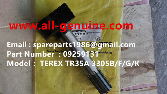 China 09259131 SHAFT TEREX  RIGID DUMP TRUCK PTO YOKE 3303 3307 3304 TR35 TR50 TR60 TR100 MT4400 UNIT RIG ALLISON CUMMINS supplier