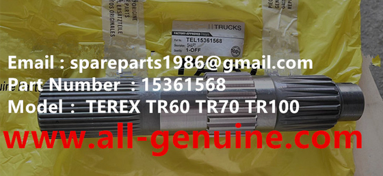China 15361568 SHAFT TEREX NHL DUMP TRUCK TR35 TR50 TR60 TR100 CUMMINS ALLISON UNIT RIG MT4400 MT3600 MT3300 MT3700 SANY supplier