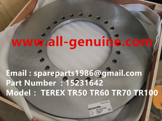 China TEREX 15231642 BRAKE DISC OFF HIGHWAY  NHL MINING DUMP TRUCK TR35 TR50 TR60 TR100 3305B 3305F 3303 3307 TR45 TR70 MT4400 supplier
