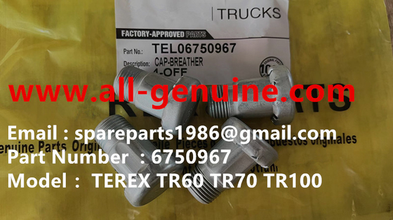 China 06750967 CAP BREATHER TEREX  MINING NHL DUMP TRUCK TR35 TR50 TR60 TR100 3305B 3305F 3303 3307 TR45 TR70 MT4400 supplier