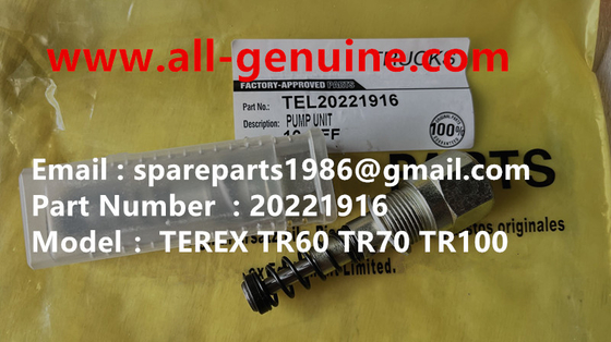 China 20221916 CONNECTOR TEREX TR50 TR35 3305B 3303 3307 TR45 TR50 TR60 GENUINE PARTS UNIT RIG MT4400 supplier