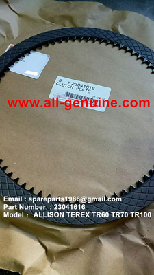 China 23041616 DISC ALLISON TEREX NHL DUMP TRUCK TR35 TR50 TR60 TR100 3305B 3305F 3303 3307 TR45 TR70 MINING OFF HIGHWAY supplier