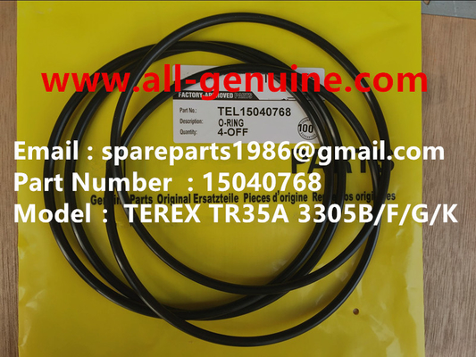 China TEREX 15040768 O RING MINING NHL DUMP TRUCK TR35 TR50 TR60 TR100 3305B 3305F 3303 3307 TR45 TR70 MT4400 supplier