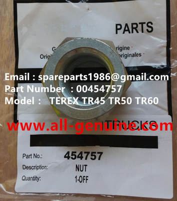 China TEREX 00454757 NUT NHL MINING DUMP TRUCK TR35 TR50 TR60 TR100 3305B 3305F 3303 3307 TR45 TR70 MT4400 supplier