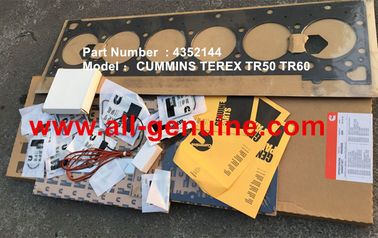 China CUMMINS TEREX 4352144 SET UPPER GASKET NHL MINING DUMP TRUCK TR35 TR50 TR60 TR100 3305B 3305F 3303 3307 TR45 TR70 MT4400 supplier