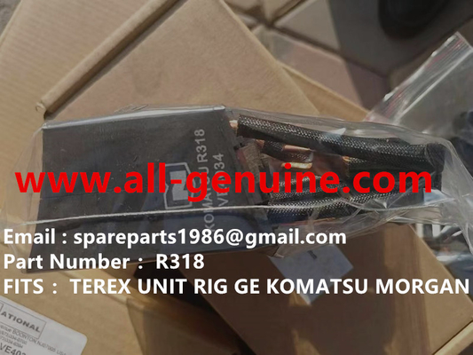 China R318 CARBON BRUSH FITS GE TEREX UNIT RIG BUCYRUS MT4400AC MT5500 MT3600 NTE240 NTE260 NHL DUMP TRUCK HAULER MINING supplier
