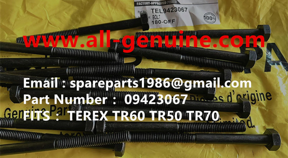 China 09423067 BOLT TEREX ALLISON H8610AR 29544093 TR45 TR50 TR60 TR70 NHL MINING DUMP TRUCK supplier