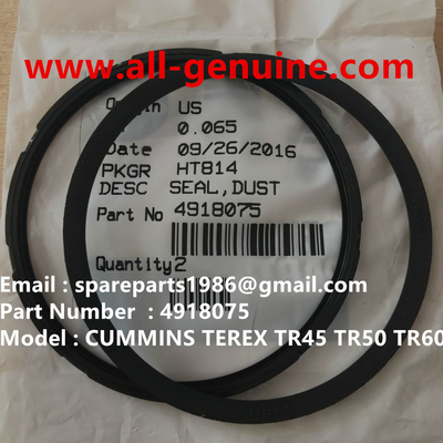 China 4918075 CUMMINS ENGINE TEREX DUST SEAL NHL DUMP TRUCK MINING QUARRY TR45 TR50 TR60 TR70 supplier