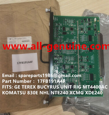 China 17FB191A4F CARD GE TEREX UNIT RIG BUCYRUS MT4400AC MT5500 MT3600 NTE240 NTE260 NHL DUMP TRUCK HAULER MINING supplier
