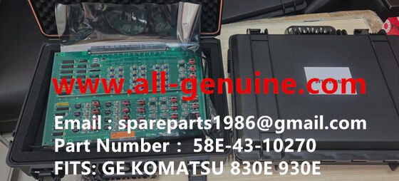 China 58E-43-10270 CARD FITS GE TEREX UNIT RIG BUCYRUS  MT4400AC MT5500 MT3600 NTE240 NTE260 NHL DUMP TRUCK HAULER MINING supplier