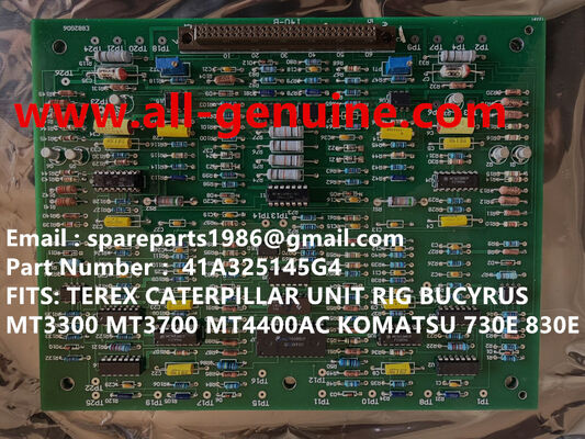 China 41A325145G4 CARD GE TEREX UNIT RIG BUCYRUS  MT4400AC MT5500 MT3600 NTE240 NTE260 NHL DUMP TRUCK HAULER MINING supplier