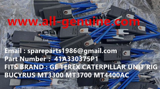 China 41A330375P1 CARBON BRUSH MT4400AC MT5500 MT3600 MT3700 MT3300 TEREX UNIT RIG BUCYRUS NTE240 NTE260 WHEEL MOTOR DRIVE GE supplier