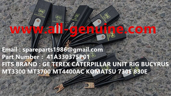 China 41A330375P01 CARBON BRUSH MT4400AC MT5500 MT3600 MT3700 MT3300 TEREX UNIT RIG BUCYRUS NTE240 NTE260 WHEEL MOTOR DRIVE GE supplier