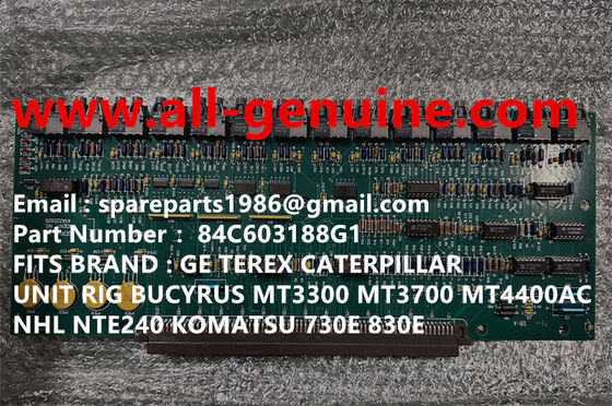 China 84C603188G1 CARD MT4400AC MT5500 MT3600 MT3700 MT3300 TEREX UNIT RIG BUCYRUS NTE240 NTE260 WHEEL MOTOR DRIVE GE supplier