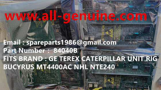 China 84040B CARD MT4400AC MT5500 MT3600 MT3700 MT3300 TEREX UNIT RIG BUCYRUS NTE240 NTE260 WHEEL MOTOR DRIVE GE supplier