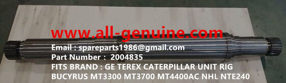 China 2004835  ROTATOR SHAFT  MT4400AC MT5500 MT3600 MT3700 MT3300 TEREX UNIT RIG BUCYRUS NTE240 NTE260 WHEEL MOTOR DRIVE GE supplier