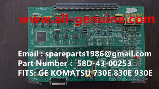 China 58D-43-00253 CARD KOMATSU 730E 830E 930E 960E MINING DUMP TRUCK WHEEL MOTOR DRIVE GE supplier