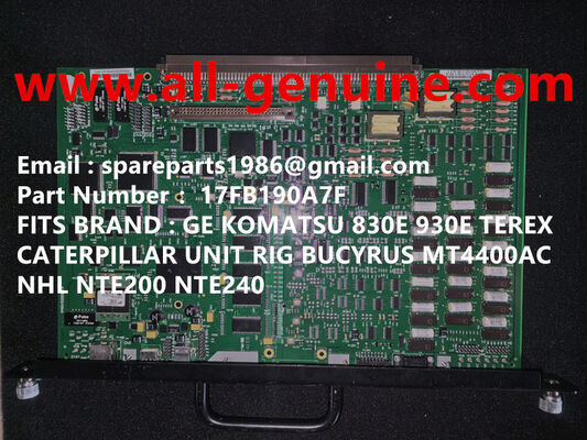 China 17FB190A7F CARD KOMATSU 730E 830E 930E 960E MINING DUMP TRUCK WHEEL MOTOR DRIVE GE supplier