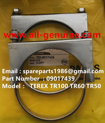 China TEREX 09017439 CLAMP  MINING DUMP TRUCK NHL TR35 TR50 TR60 TR100 3305B 3305F 3303 3307 TR45 TR70 MT4400 CUMMINS ALLISON supplier