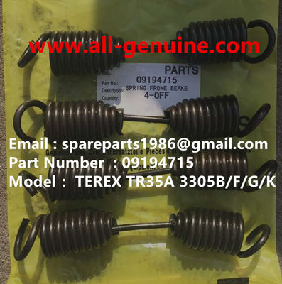 China 09194715 SPRING FRONT BRAKE OF TEREX NHL SANY TR35A 3303 3305 3307 TR50 TR60 TR100 NTE240 NTE260 MT3600 MT3700 MT4400AC supplier