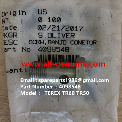China CUMMINS TEREX 4098548 SCREW DUMP TRUCK NHL TR35 TR50 TR60 TR100 3305B 3305F 3303 3307 TR45 TR70 MT4400 CUMMINS ALLISON supplier
